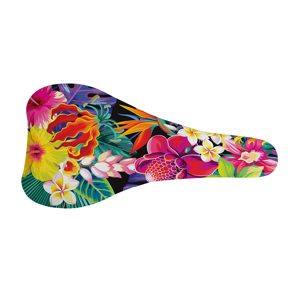 Tropical Hummingbird Print Bicycle Seat Cover
