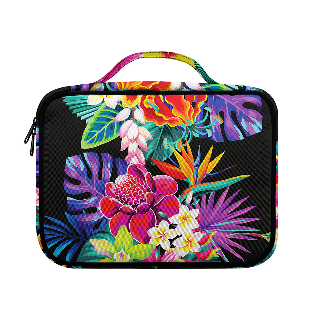 Tropical Hummingbird Print Briefcase Bible Bag