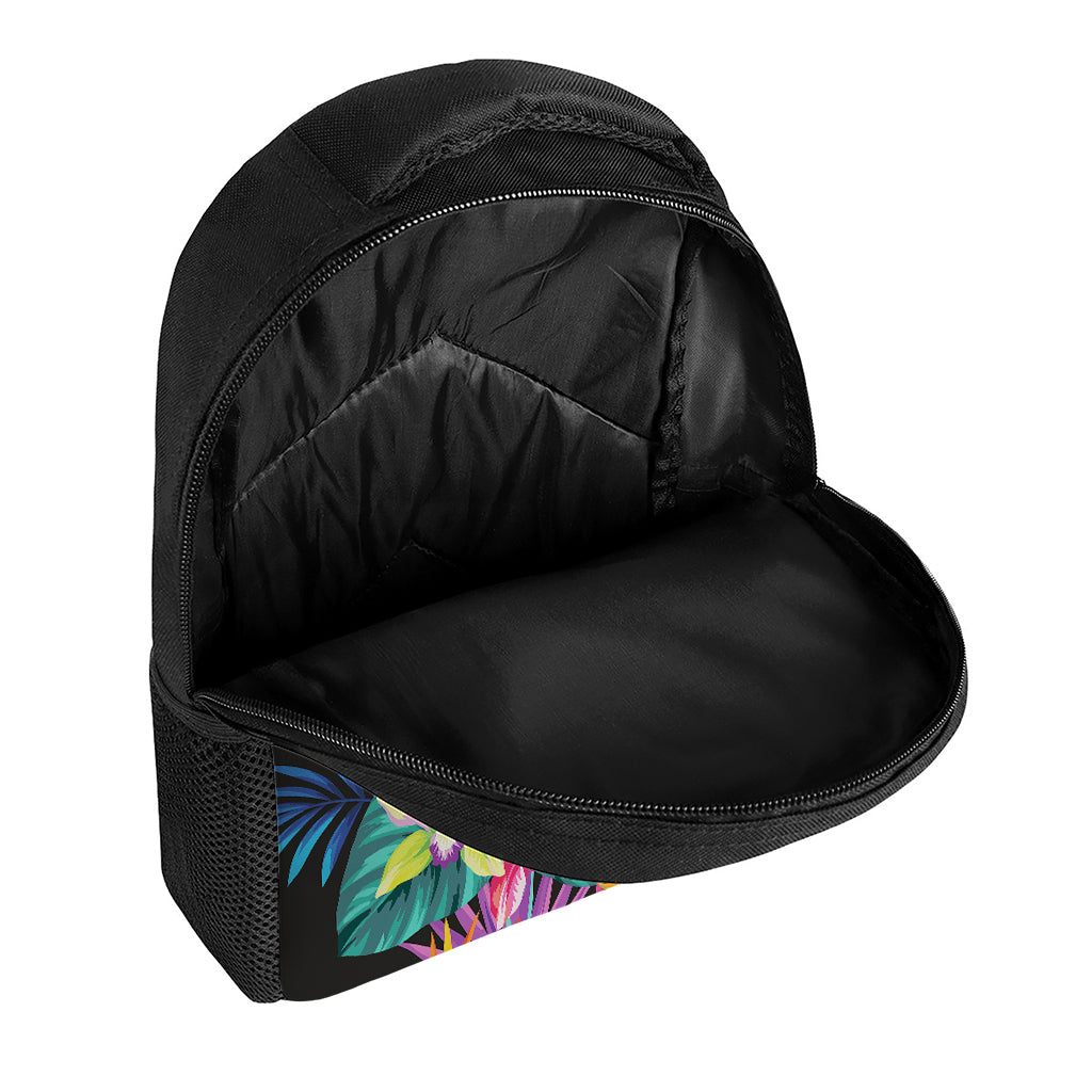 Tropical Hummingbird Print Casual Backpack