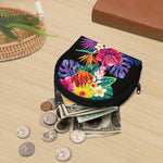 Tropical Hummingbird Print Coin Purse
