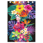 Tropical Hummingbird Print Curtain