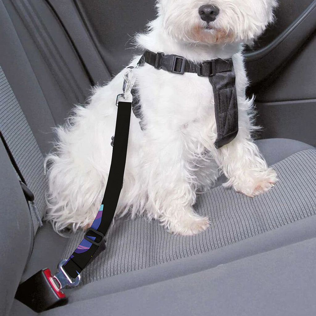 Tropical Hummingbird Print Dog Seat Belt