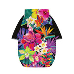 Tropical Hummingbird Print Dog Zip Up Hoodie
