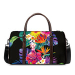 Tropical Hummingbird Print Duffle Bag