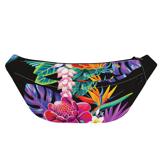 Tropical Hummingbird Print Fanny Pack