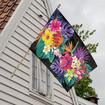 Tropical Hummingbird Print House Flag