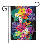 Tropical Hummingbird Print House Flag