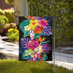 Tropical Hummingbird Print House Flag