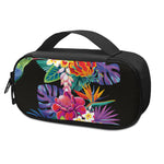 Tropical Hummingbird Print Insulin Cooler Travel Case