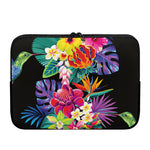 Tropical Hummingbird Print Laptop Sleeve