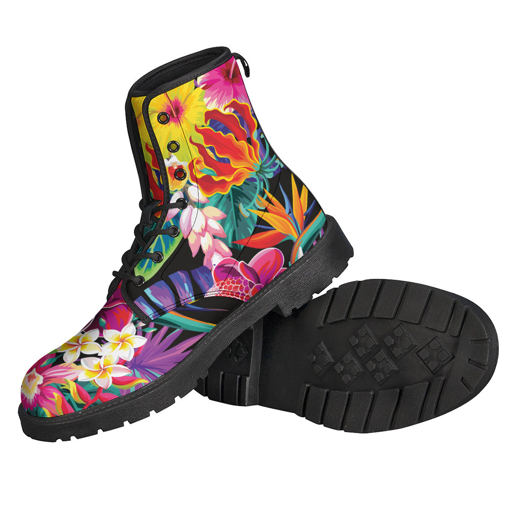 Tropical Hummingbird Print Backpack