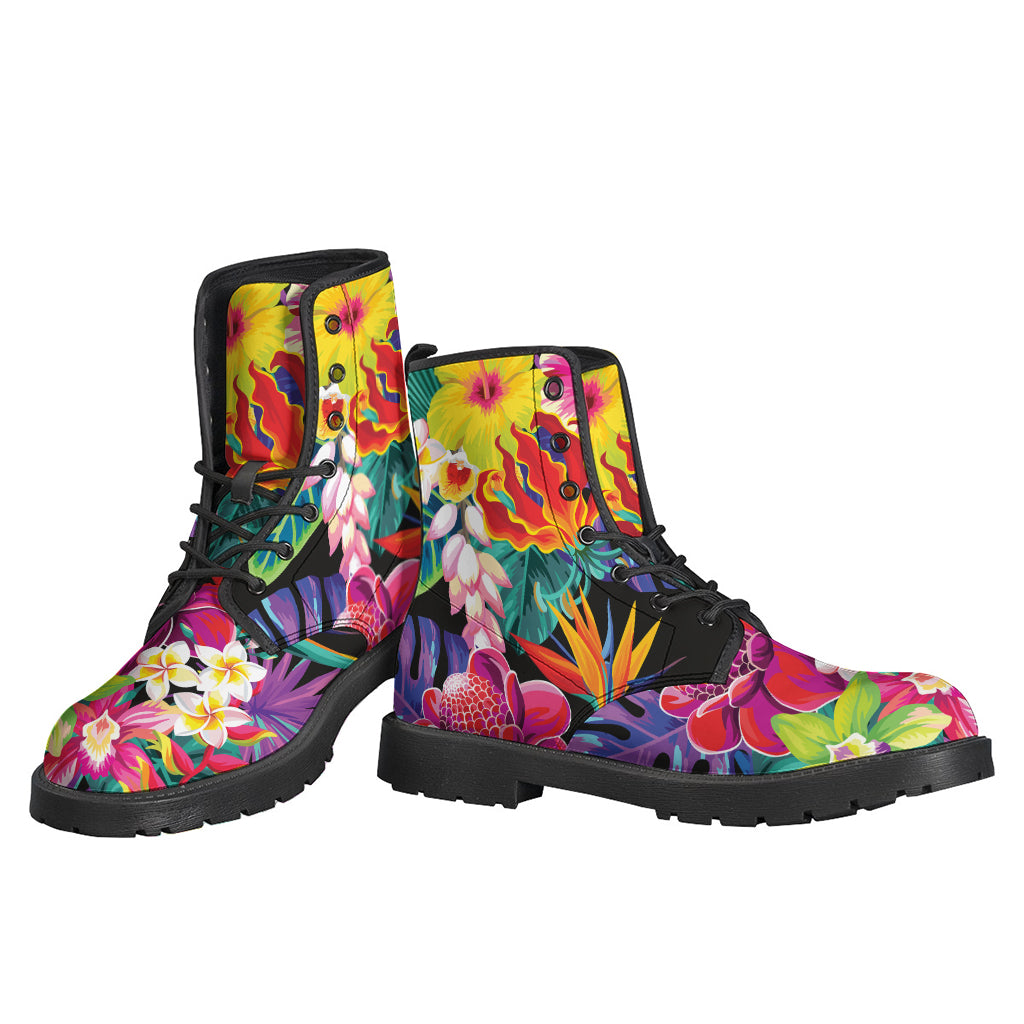 Tropical Hummingbird Print Backpack