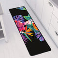 Tropical Hummingbird Print Long Kitchen Mat