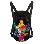 Tropical Hummingbird Print Pet Carrier Backpack