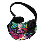 Tropical Hummingbird Print Pet Sling Carrier
