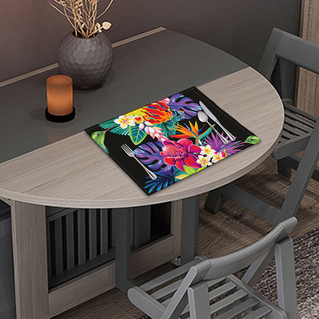 Tropical Hummingbird Print Placemat