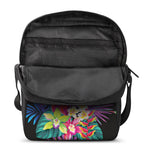 Tropical Hummingbird Print Rectangular Crossbody Bag