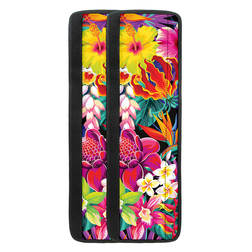 Tropical Hummingbird Print Refrigerator Handle Covers