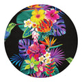 Tropical Hummingbird Print Round Blanket