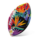 Tropical Hummingbird Print Rugby Ball