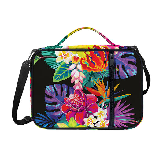 Tropical Hummingbird Print Shoulder Strap Bible Bag