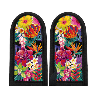 Tropical Hummingbird Print Skillet Handle Cover