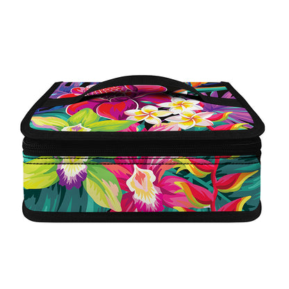 Tropical Hummingbird Print Small Lunch Bag