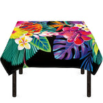 Tropical Hummingbird Print Tablecloth