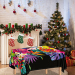 Tropical Hummingbird Print Tablecloth