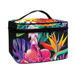 Tropical Hummingbird Print Travel Makeup Bag