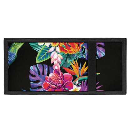 Tropical Hummingbird Print Trifold Wallet