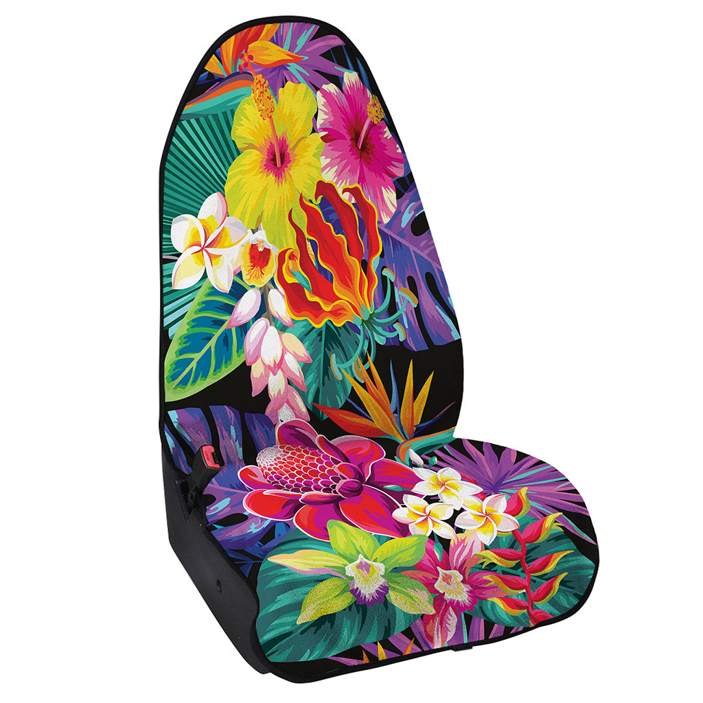 Tropical Hummingbird Print Waterproof Car Seat Cover