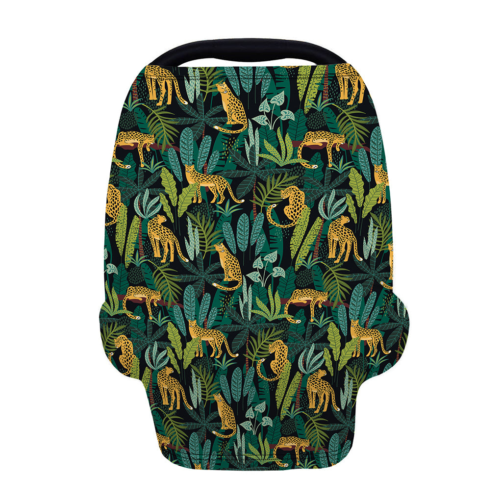 Tropical Jaguar Pattern Print Baby Seat Cover
