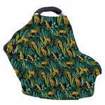 Tropical Jaguar Pattern Print Baby Seat Cover