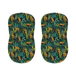 Tropical Jaguar Pattern Print Bar Stool Covers