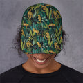 Tropical Jaguar Pattern Print Baseball Cap