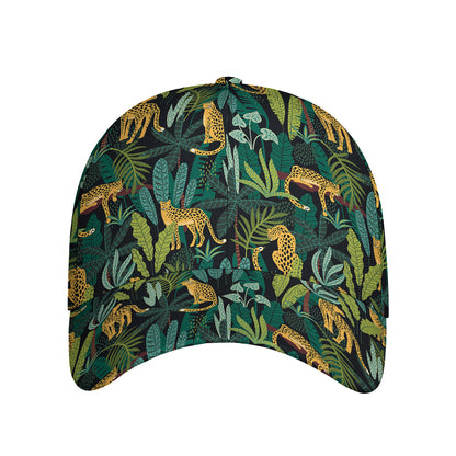 Tropical Jaguar Pattern Print Baseball Cap