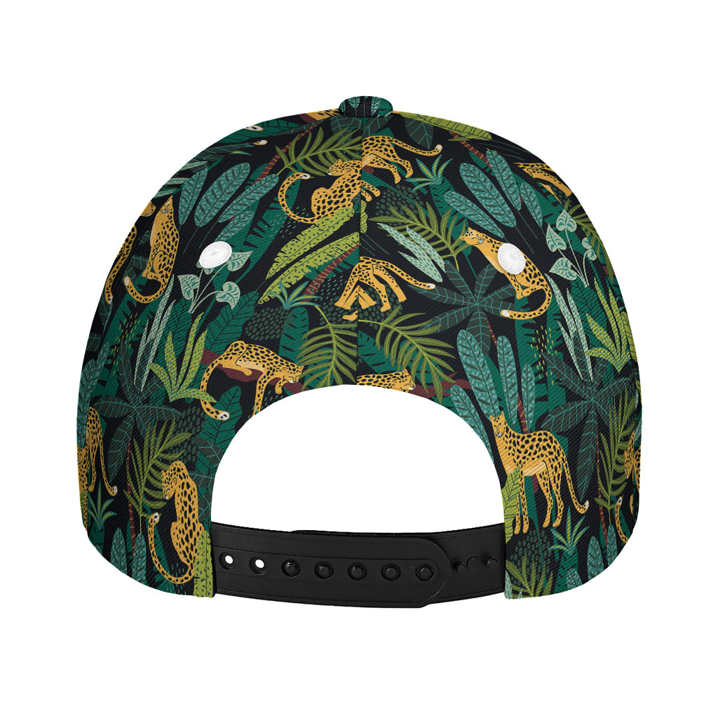 Tropical Jaguar Pattern Print Baseball Cap