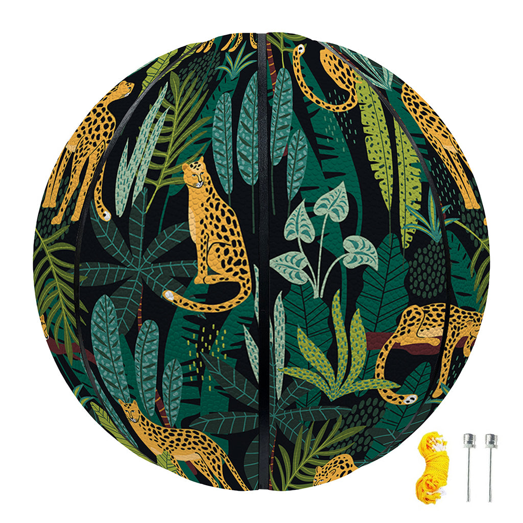 Tropical Jaguar Pattern Print Basketball