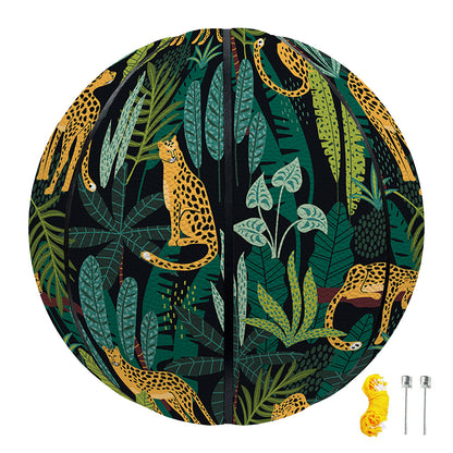 Tropical Jaguar Pattern Print Basketball