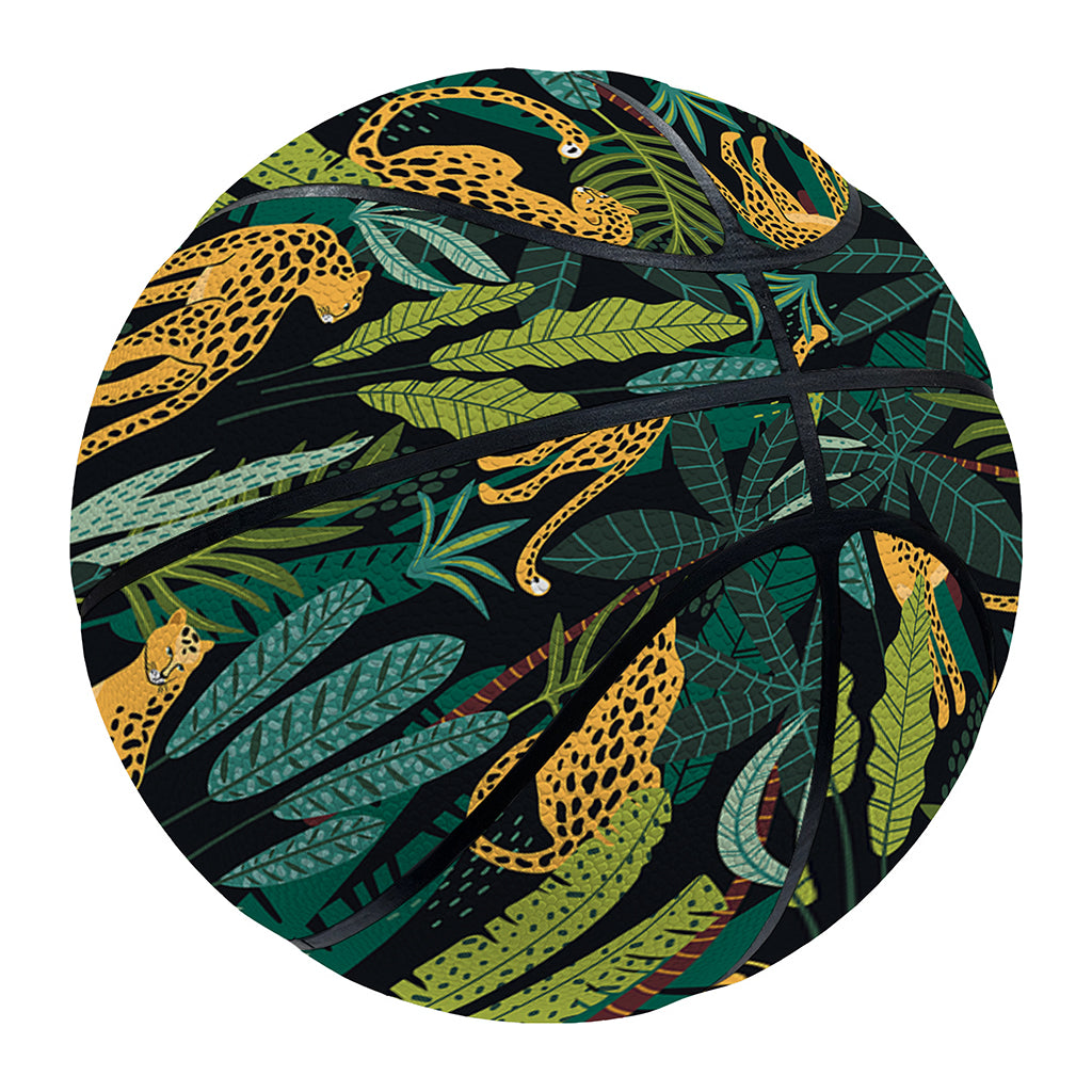 Tropical Jaguar Pattern Print Basketball