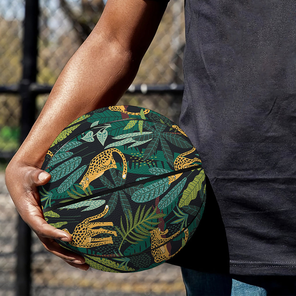 Tropical Jaguar Pattern Print Basketball