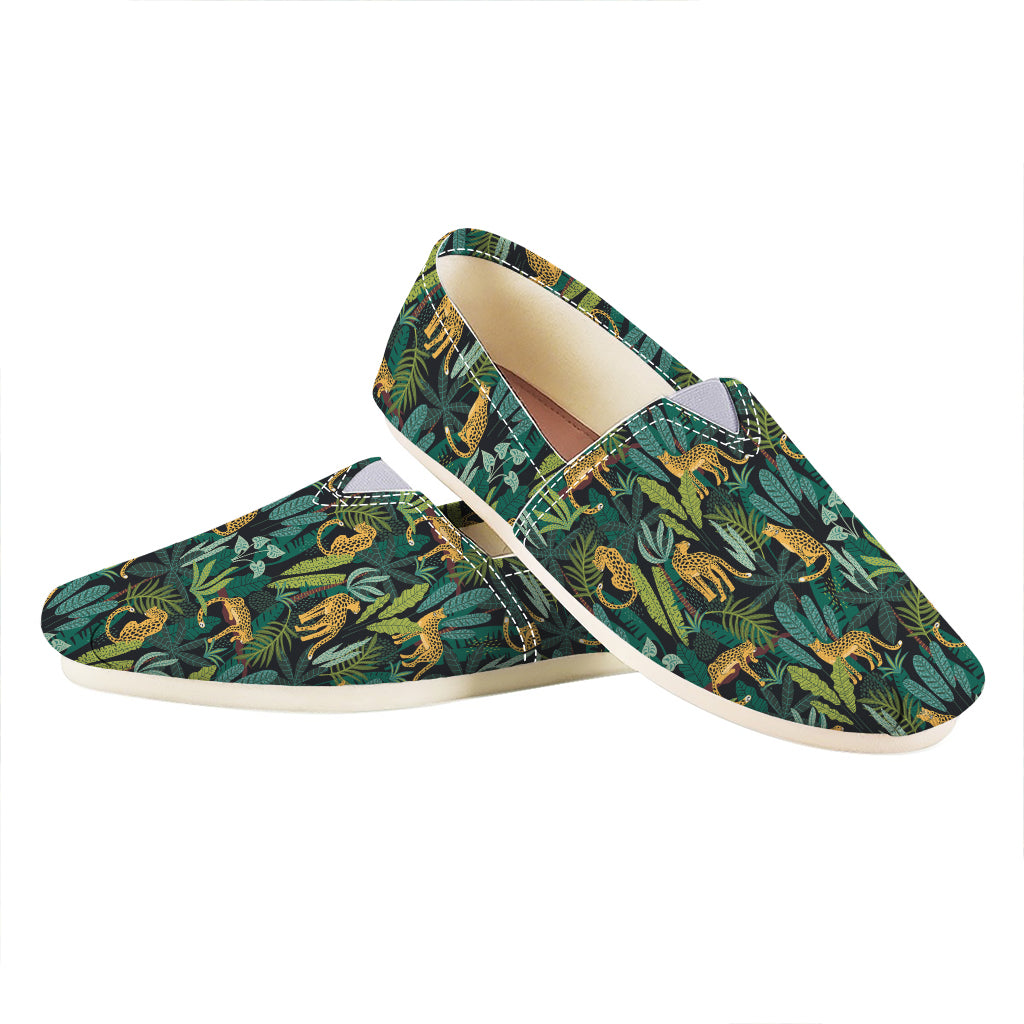 Tropical Jaguar Pattern Print Casual Shoes