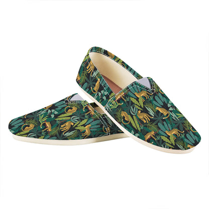 Tropical Jaguar Pattern Print Casual Shoes