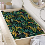 Tropical Jaguar Pattern Print Changing Pad Cover