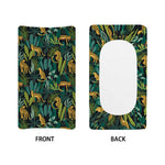 Tropical Jaguar Pattern Print Changing Pad Cover