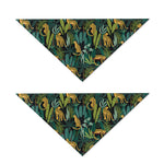 Tropical Jaguar Pattern Print Dog Bandana
