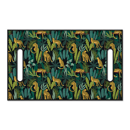 Tropical Jaguar Pattern Print Golf Cart Seat Cover