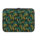 Tropical Jaguar Pattern Print Laptop Sleeve