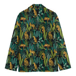 Tropical Jaguar Pattern Print Men's Blazer